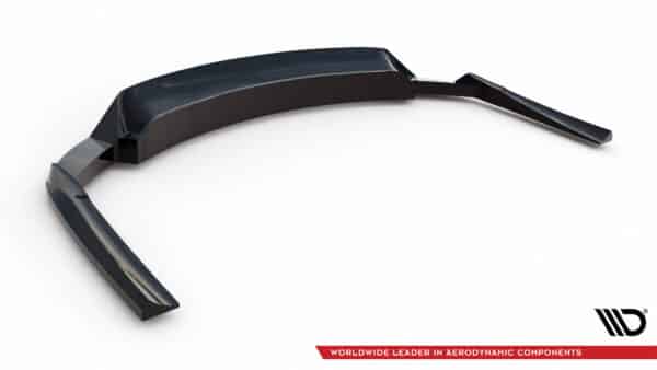 MAXTON DESIGN - Spoiler pod zadný nárazník Mercedes-Benz CLA AMG-Line C117, Čierny lesk – Obrázok 3