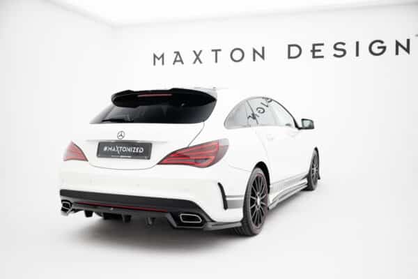 MAXTON DESIGN - Spoiler pod zadný nárazník Mercedes-Benz CLA AMG-Line C117, Čierny lesk – Obrázok 7