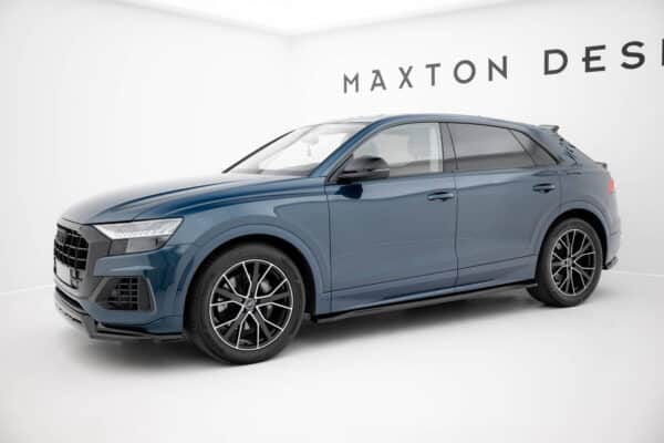 MAXTON DESIGN - Lišty pod bočné prahy Audi Q8 Mk1, Čierny lesk – Obrázok 2