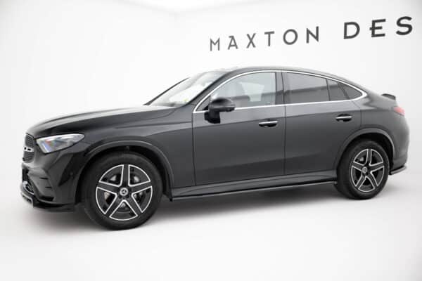 MAXTON DESIGN - Lišty pod bočné prahy Mercedes-Benz GLC Coupe AMG-Line C254, Čierny lesk – Obrázok 6