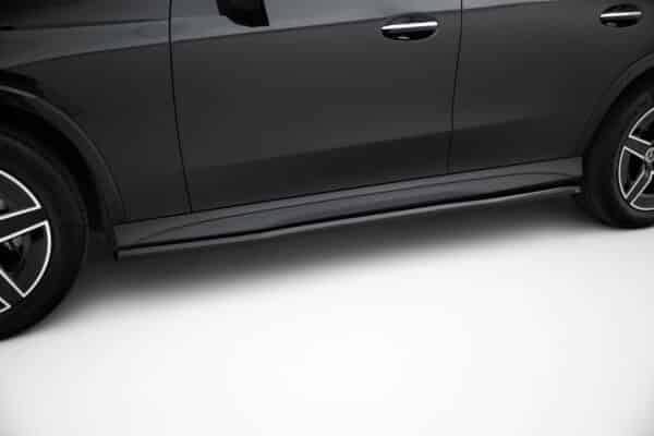 MAXTON DESIGN - Lišty pod bočné prahy Mercedes-Benz GLC Coupe AMG-Line C254, Čierny lesk – Obrázok 5
