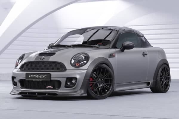 CSR Spoiler pod predný náraznik pre Mini Cooper Coupe JCW (R58/R59) CSL529 ,Čierny lesk – Obrázok 4