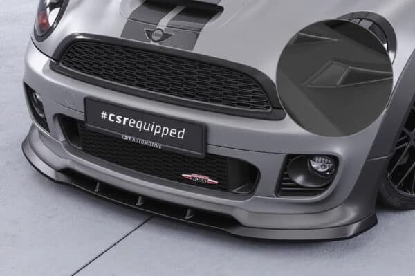 CSR Spoiler pod predný náraznik pre Mini Cooper Coupe JCW (R58/R59) CSL529, Čierna matná