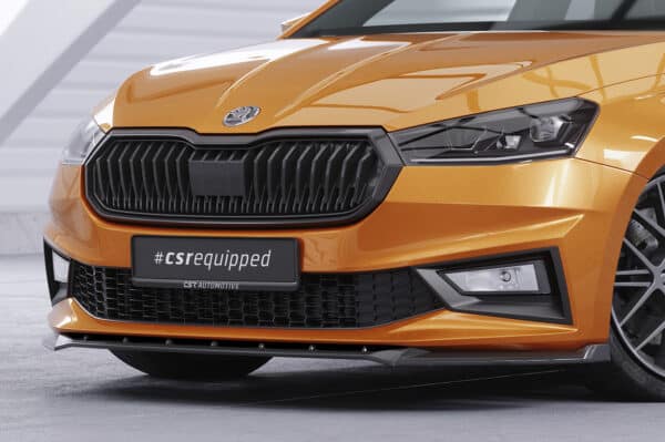 CSR Spoiler pod predný náraznik pre Skoda Fabia 4 CSL630 ,Čierny lesk – Obrázok 3