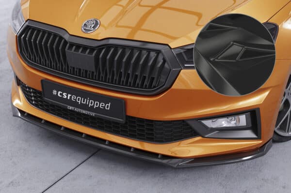 CSR Spoiler pod predný náraznik pre Skoda Fabia 4 CSL630 ,Čierny lesk