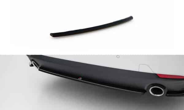 MAXTON DESIGN - Spoiler pod zadný nárazník vhodné pre BMW 4 Coupe / Cabrio G22 / G23, Čierny lesk