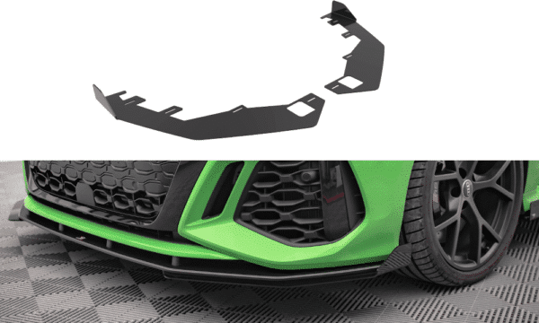 MAXTON DESIGN - Street Pro Predné splitre  Audi RS3 8Y, Čierna Lesklá