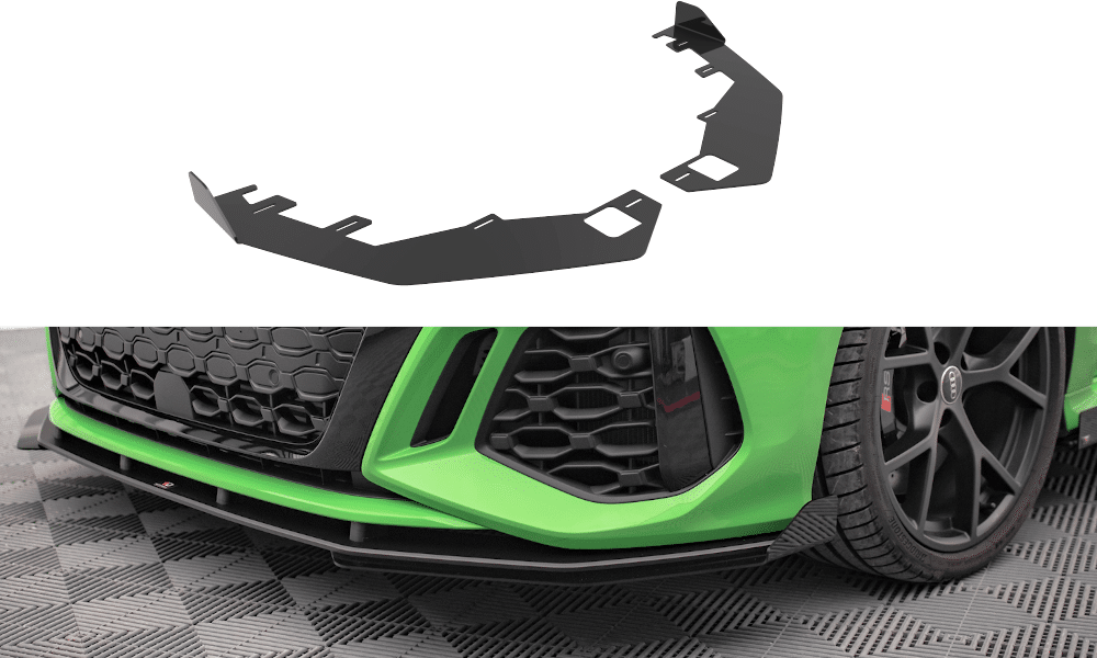 MAXTON DESIGN - Street Pro Predné splitre Audi RS3 8Y, Čierna Lesklá
