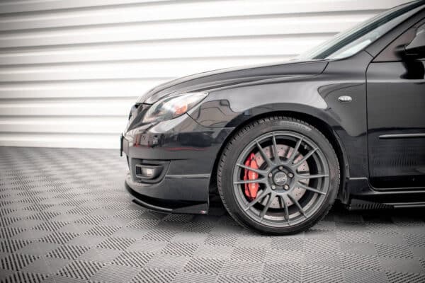 MAXTON DESIGN - Street Pro Predné splitre Mazda 3 MPS Mk1, Čierna Lesklá – Obrázok 3