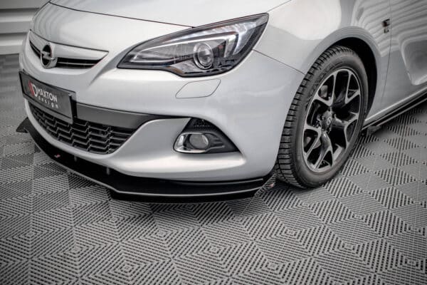 MAXTON DESIGN - Street Pro Predné splitre Opel Astra GTC OPC-Line J, Čierna Matná – Obrázok 2
