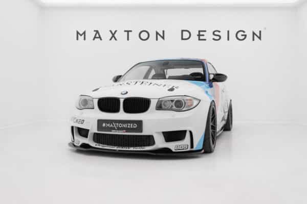 MAXTON DESIGN - Spoiler pod predný nárazník vhodné pre BMW 1 M Coupe E82, Čierny lesk – Obrázok 4