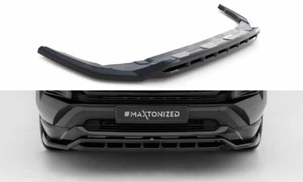 MAXTON DESIGN - Spoiler pod predný nárazník Toyota RAV4 Adventure Mk5, Čierny lesk