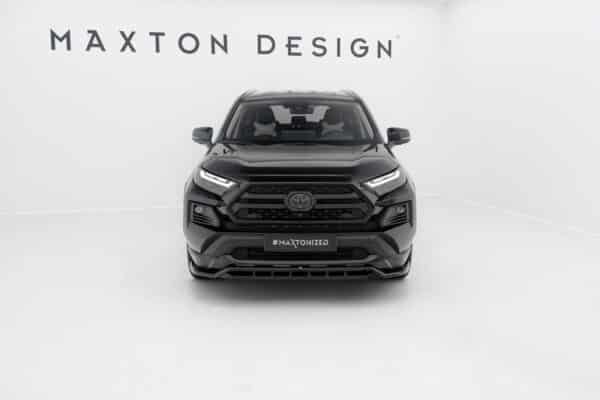 MAXTON DESIGN - Spoiler pod predný nárazník Toyota RAV4 Adventure Mk5, Čierny lesk – Obrázok 2