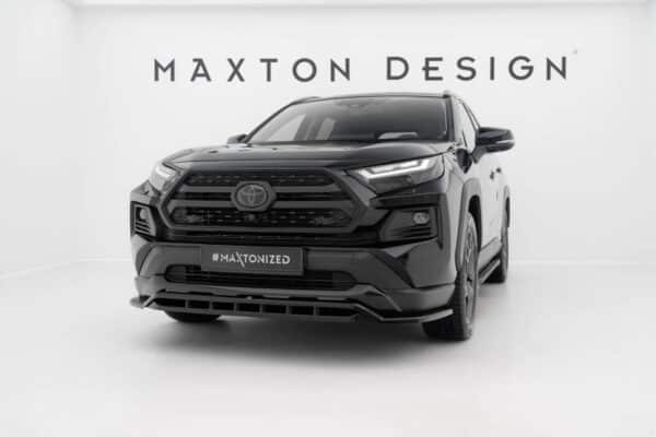 MAXTON DESIGN - Spoiler pod predný nárazník Toyota RAV4 Adventure Mk5, Čierny lesk – Obrázok 3