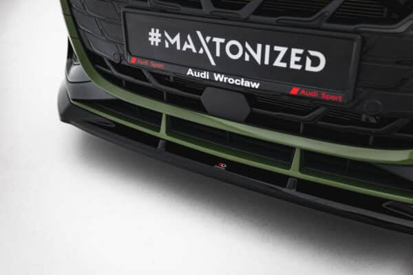 MAXTON DESIGN - Spoiler pod predný nárazník V.1 Audi S3 / A3 S-line 8Y Facelift, Čierny lesk – Obrázok 4