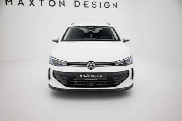 MAXTON DESIGN - Spoiler pod predný nárazník V.1 Volkswagen Passat B9, Čierny lesk – Obrázok 2