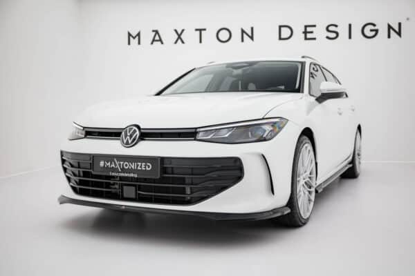 MAXTON DESIGN - Spoiler pod predný nárazník V.1 Volkswagen Passat B9, Čierny lesk – Obrázok 3