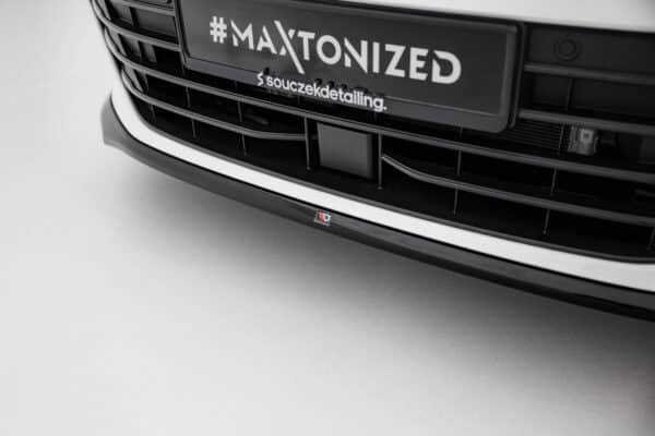 MAXTON DESIGN - Spoiler pod predný nárazník V.1 Volkswagen Passat B9, Čierny lesk – Obrázok 4