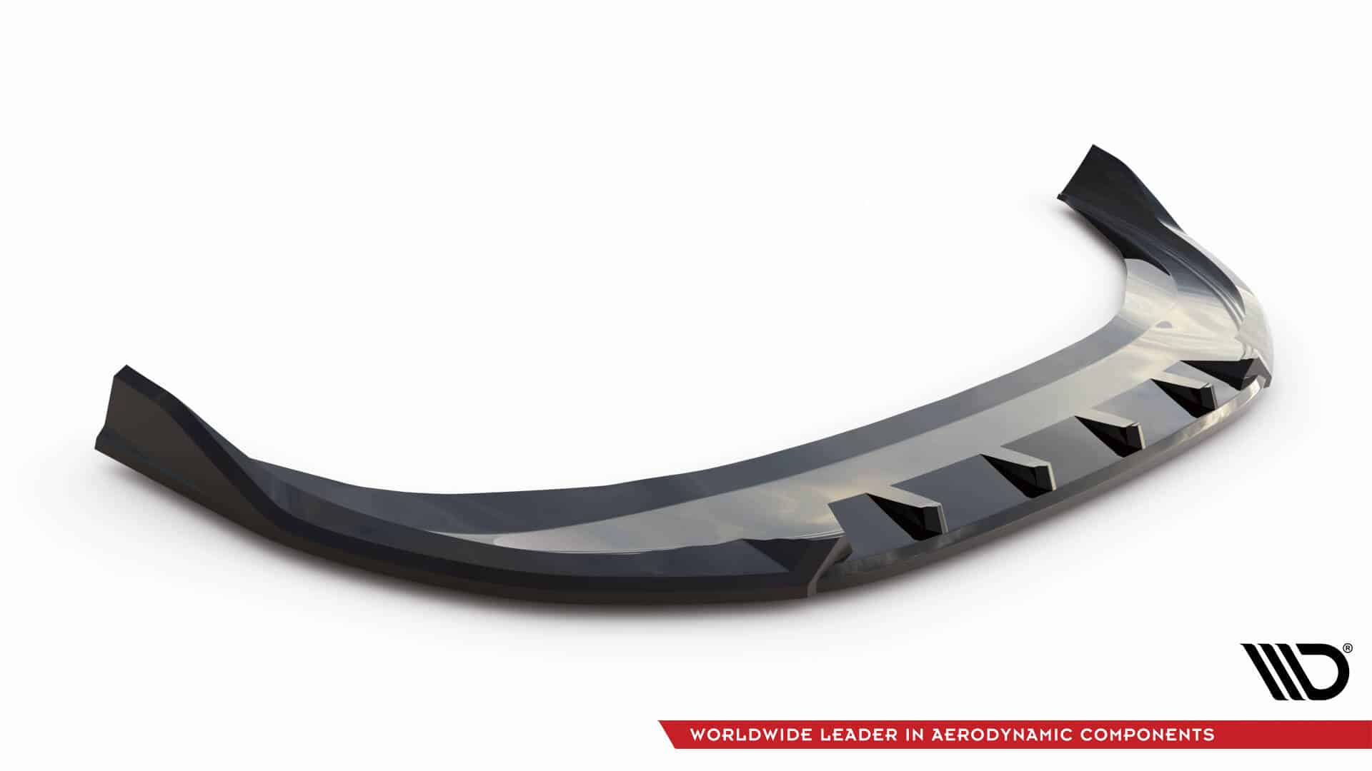 MAXTON DESIGN - Spoiler pod predný nárazník V.2 Volkswagen Passat B9, Čierny lesk – Obrázok 5