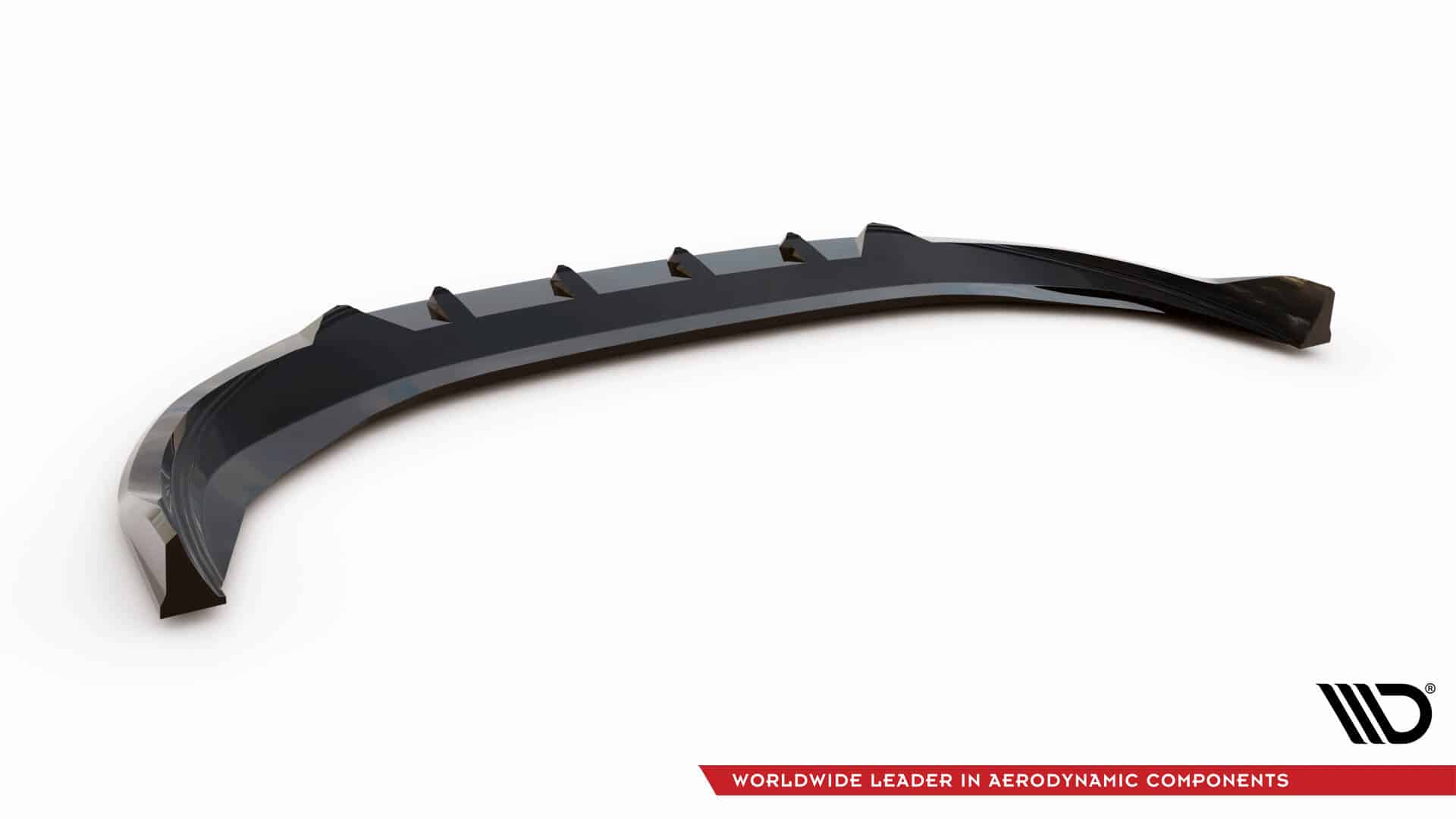 MAXTON DESIGN - Spoiler pod predný nárazník V.2 Volkswagen Passat B9, Čierny lesk – Obrázok 6