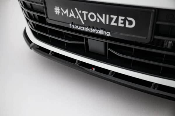 MAXTON DESIGN - Spoiler pod predný nárazník V.2 Volkswagen Passat B9, Čierny lesk – Obrázok 3