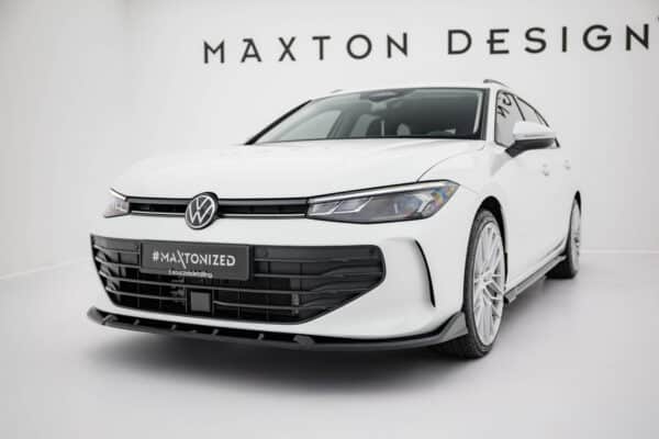 MAXTON DESIGN - Spoiler pod predný nárazník V.2 Volkswagen Passat B9, Čierny lesk – Obrázok 4