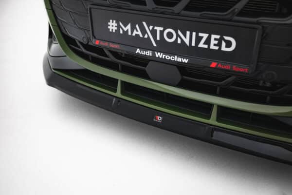 MAXTON DESIGN - Spoiler pod predný nárazník V.3 Audi S3 / A3 S-line 8Y Facelift, Čierny lesk – Obrázok 3