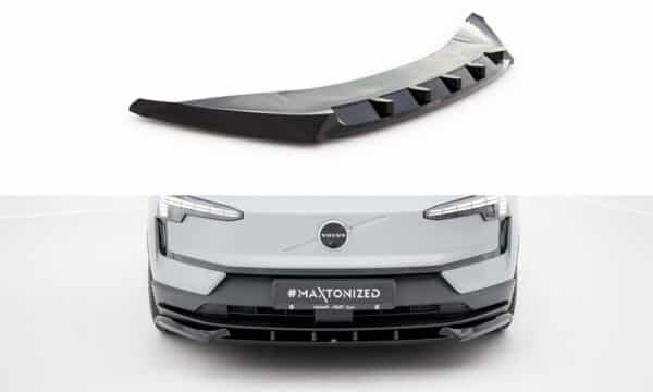 MAXTON DESIGN - Spoiler pod predný nárazník Volvo EX30 Mk1, Čierny lesk
