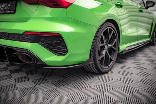 MAXTON DESIGN - Street Pro Bočné splitre zadného nárazníka Audi RS3 Sedan 8Y, Čierna Lesklá – Obrázok 3