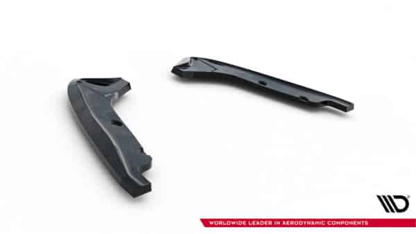 MAXTON DESIGN - Bočné spojlere zadného nárazníka  vhodné pre BMW 1 M Coupe E82, Čierny lesk – Obrázok 6
