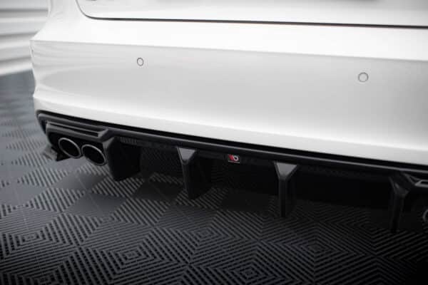 MAXTON DESIGN - Difúzor zadného nárazníka Audi S3 Sportback 8V, Čierny lesk – Obrázok 4