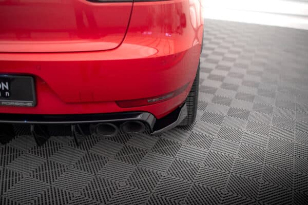 MAXTON DESIGN - Difúzor zadného nárazníka Porsche Macan GTS / Sport Design Mk1 Facelift, Čierny lesk – Obrázok 3