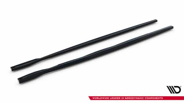 MAXTON DESIGN - Lišty pod bočné prahy vhodné pre BMW 1 M Coupe E82, Čierny lesk – Obrázok 5
