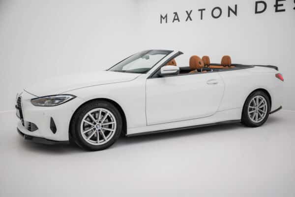 MAXTON DESIGN - Lišty pod bočné prahy vhodné pre BMW 4 Coupe / Cabrio G22 / G23, Čierny lesk – Obrázok 2