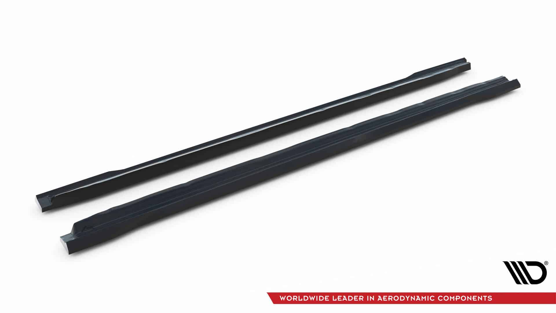 MAXTON DESIGN - Lišty pod bočné prahy Volkswagen Passat B9, Čierny lesk – Obrázok 5