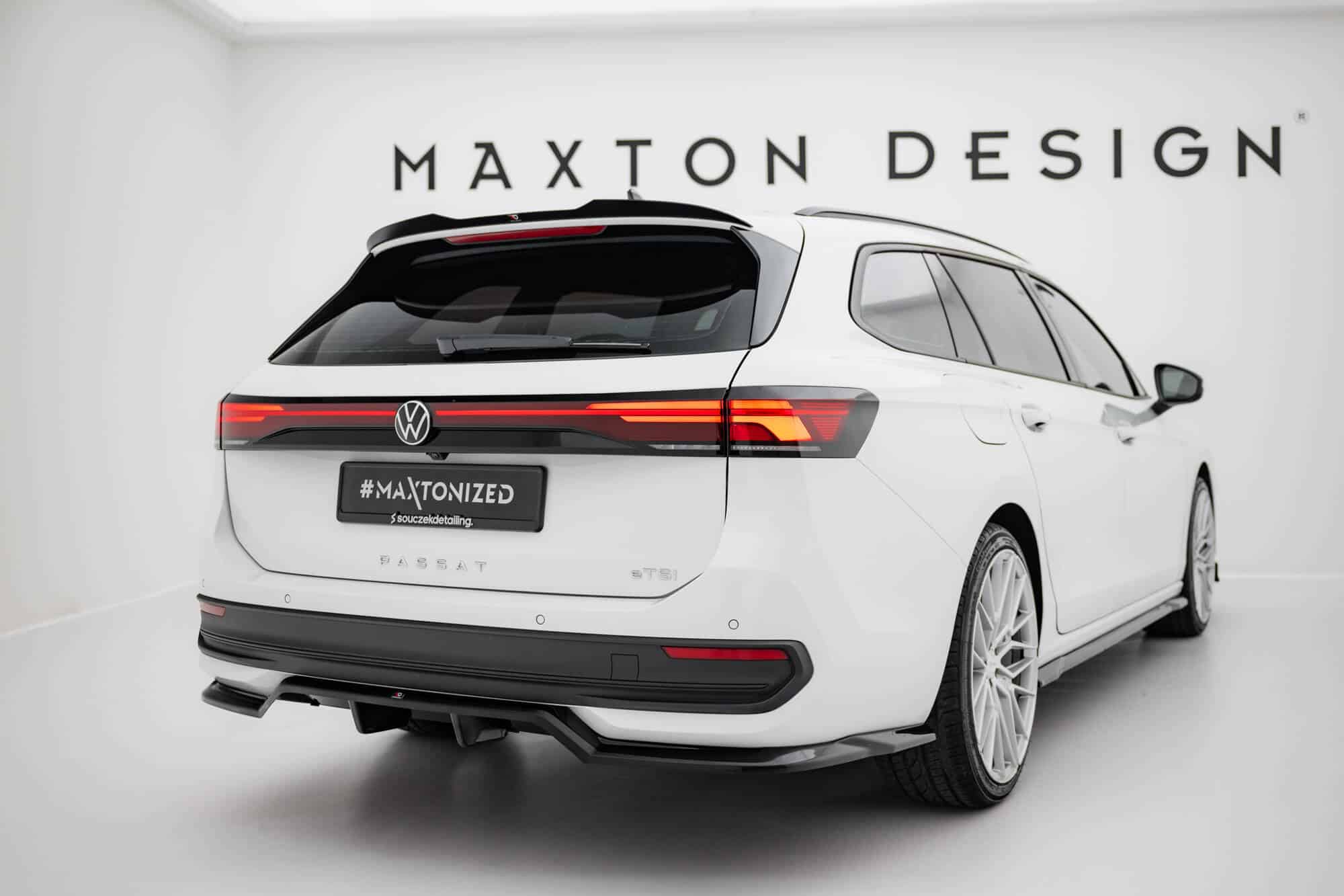 MAXTON DESIGN - Spoiler kufra Volkswagen Passat B9, Čierny lesk – Obrázok 5