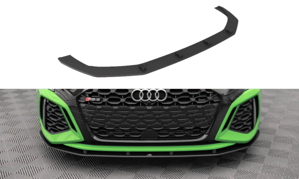 MAXTON DESIGN - Street Pro Spoiler pod predný nárazník Audi RS3 8Y, Čierna Matná