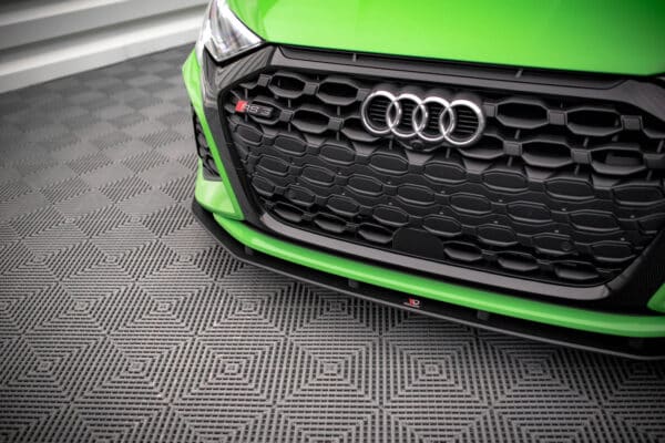 MAXTON DESIGN - Street Pro Spoiler pod predný nárazník Audi RS3 8Y, Čierna Matná – Obrázok 3