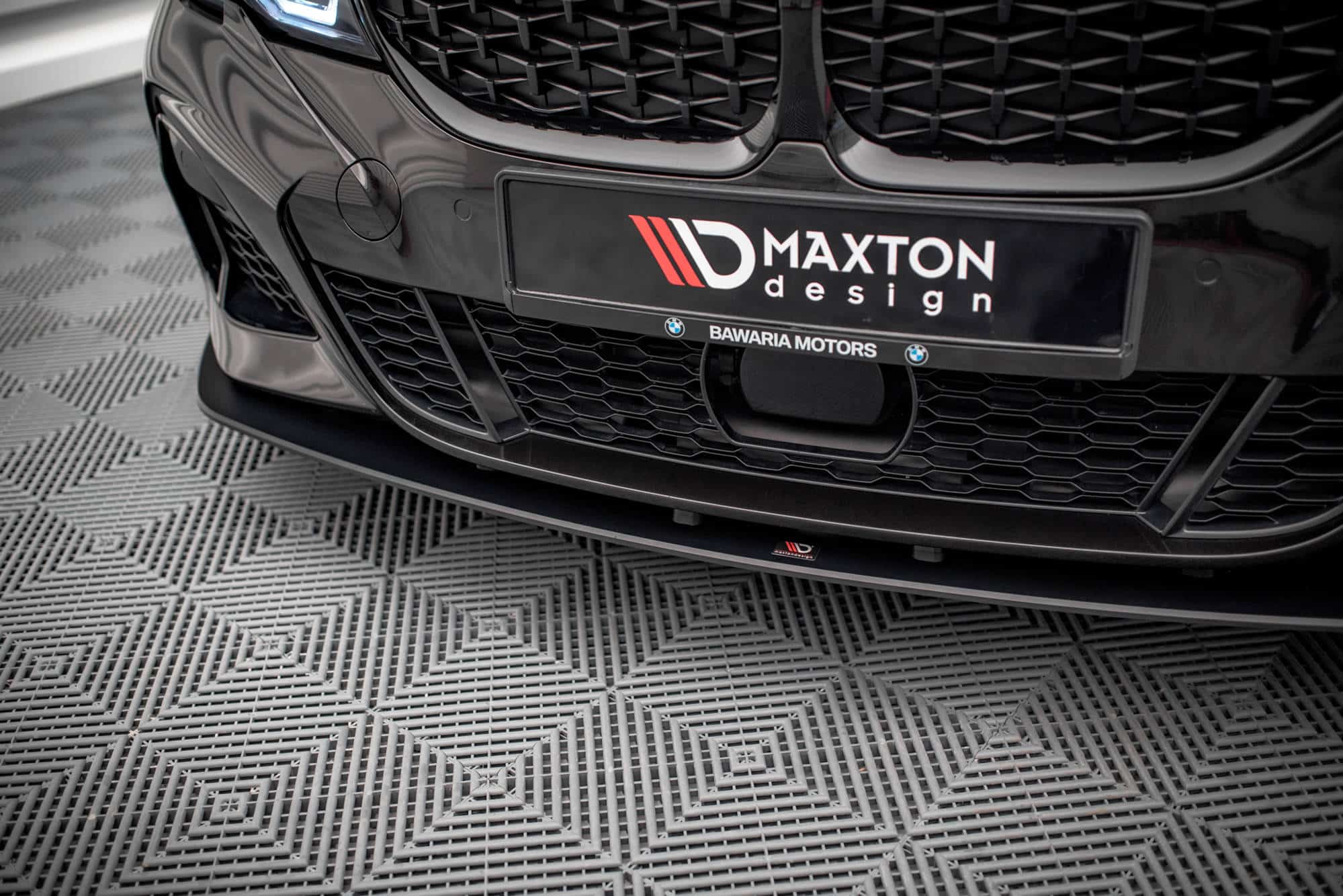 MAXTON DESIGN - Street Pro Spoiler pod predný nárazník vhodné pre BMW 3 M-Pack G20 / G21, Čierna Matná – Obrázok 3