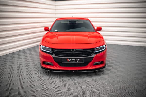 MAXTON DESIGN - Street Pro Spoiler pod predný nárazník Dodge Charger RT Mk7 Facelift, Čierna Matná – Obrázok 2