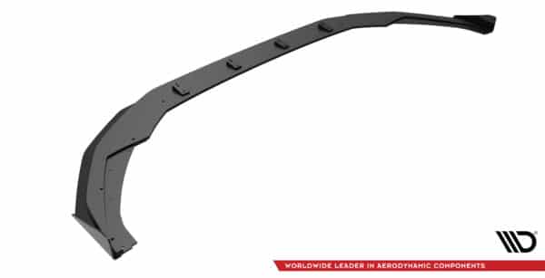 MAXTON DESIGN - Street Pro Spoiler pod predný nárazník + Splitre Audi S3 / A3 S-Line 8Y, Čierna Matná – Obrázok 7