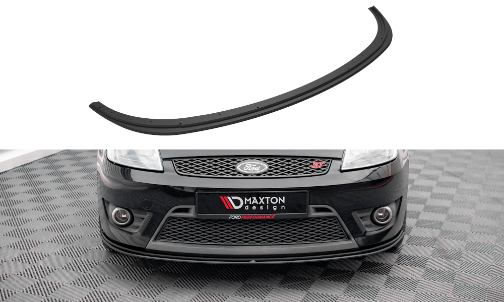 MAXTON DESIGN - Street Pro Spoiler pod predný nárazník Ford Fiesta ST Mk6, Čierna Matná