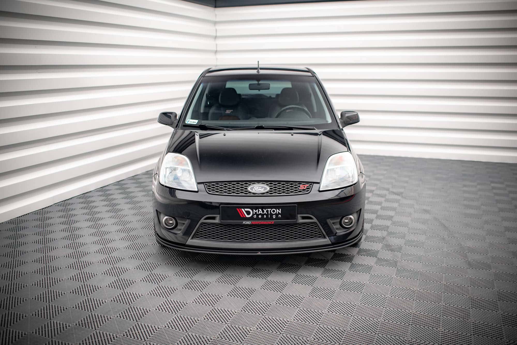 MAXTON DESIGN - Street Pro Spoiler pod predný nárazník Ford Fiesta ST Mk6, Čierna Matná – Obrázok 2