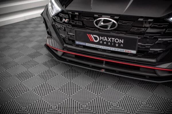 MAXTON DESIGN - Street Pro Spoiler pod Predný nárazník Hyundai I20 N Mk3, Čierna Matná – Obrázok 3