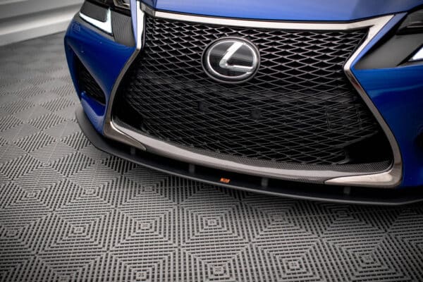 MAXTON DESIGN - Street Pro Spoiler pod predný nárazník Lexus GS F Mk4 Facelift, Čierna Matná – Obrázok 3