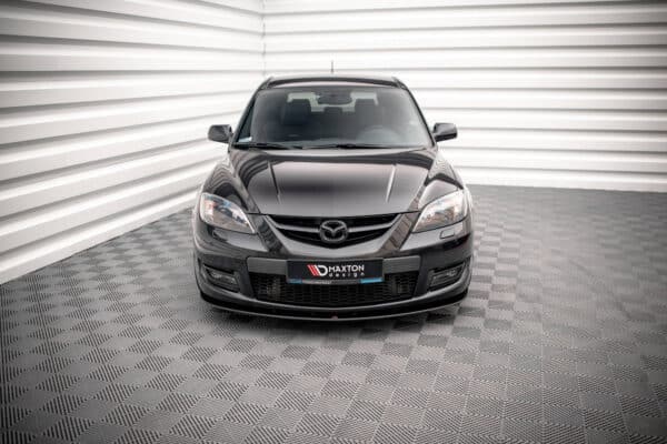 MAXTON DESIGN - Street Pro Spoiler pod predný nárazník Mazda 3 MPS Mk1, Čierna Matná – Obrázok 2