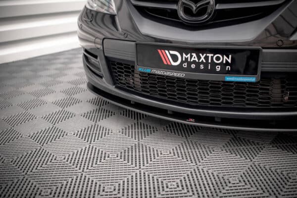 MAXTON DESIGN - Street Pro Spoiler pod predný nárazník Mazda 3 MPS Mk1, Čierna Matná – Obrázok 3