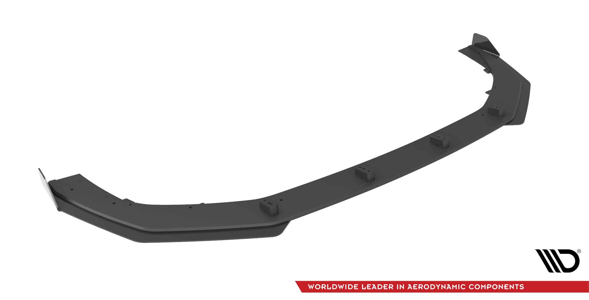 MAXTON DESIGN - Street Pro Spoiler pod predný nárazník V.1 + Splitre Audi RS3 8Y, Čierna Matná – Obrázok 5
