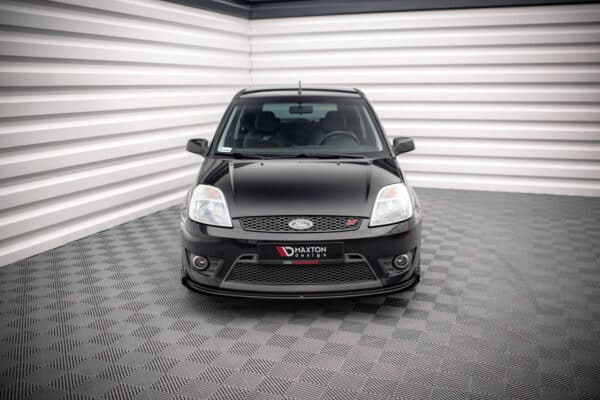 MAXTON DESIGN - Street Pro Spoiler pod predný nárazník V.1 + Splitre Ford Fiesta ST Mk6, Čierna Matná – Obrázok 2