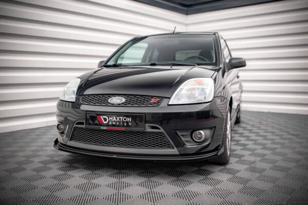 MAXTON DESIGN - Street Pro Spoiler pod predný nárazník V.1 + Splitre Ford Fiesta ST Mk6, Čierna Matná – Obrázok 3